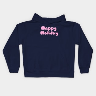 Happy Holiday candy design Kids Hoodie